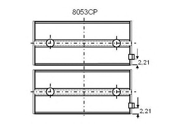 Подшипник 8053CP GLYCO