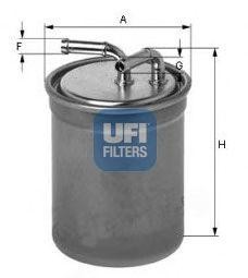 Топливный фильтр 24.437.01 UFI
