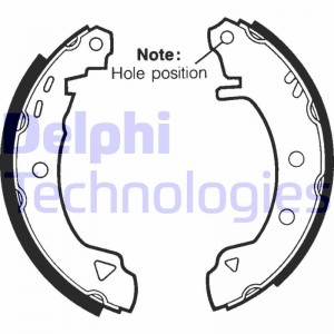 Комплект тормозных колодок LS1402 DELPHI