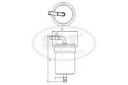 Топливный фильтр ST 709 SCT
