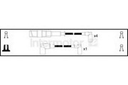 Ккомплект проводов зажигания 83084 STANDARD
