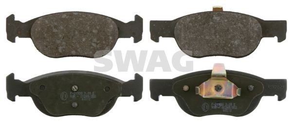 Комплект тормозных колодок, диско 70916372 SWAG