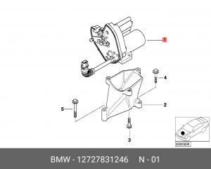 Патрубок дроссельной заслонки 12 72 7 831 246 BMW