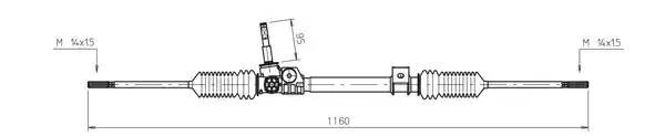 Рулевой механизм DSR934L DELCO REMY