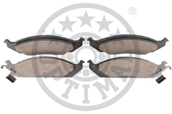 Комплект тормозных колодок, диско 10037 OPTIMAL