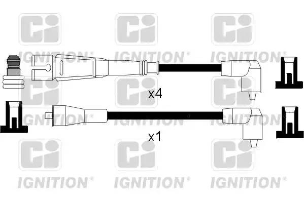 Ккомплект проводов зажигания XC757 QUINTON HAZELL