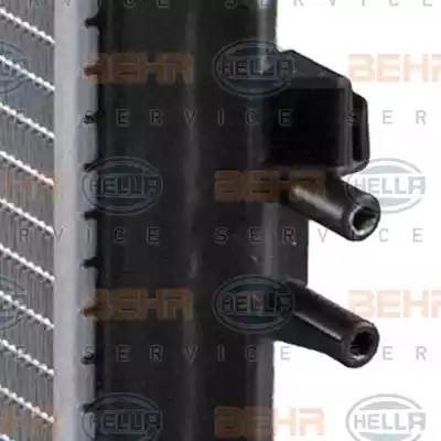 Радиатор, охлаждение двигател 8MK376726771 HELLA
