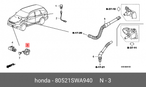 Деталь 80521SWA940 HONDA