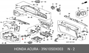 Деталь 39610S0X003 HONDA