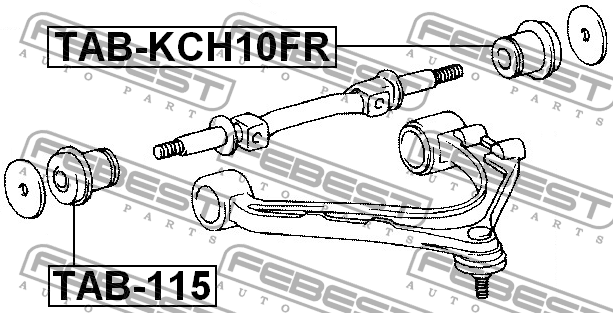 Сайлентблок TAB-115 FEBEST