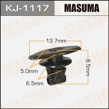 Клипса крепежная KJ1117 MASUMA