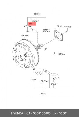 Деталь 5858138000 HYUNDAI KIA