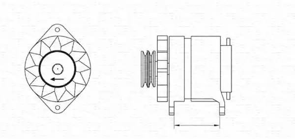 Генератор 943354024010 MAGNETI MARELLI