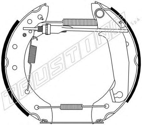 Комплект тормозных колодок 6206 TRUSTING