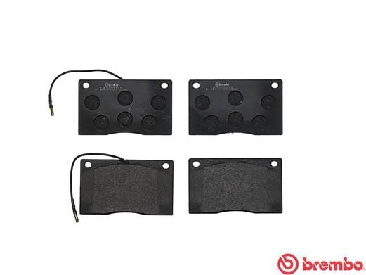 Комплект тормозных колодок, диско P68012 BREMBO