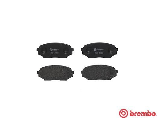 Комплект тормозных колодок, диско P49017 BREMBO