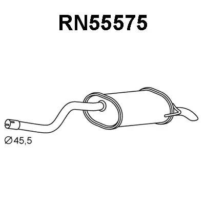 Глушитель выхлопных газов конечный RN55575 VENEPORTE