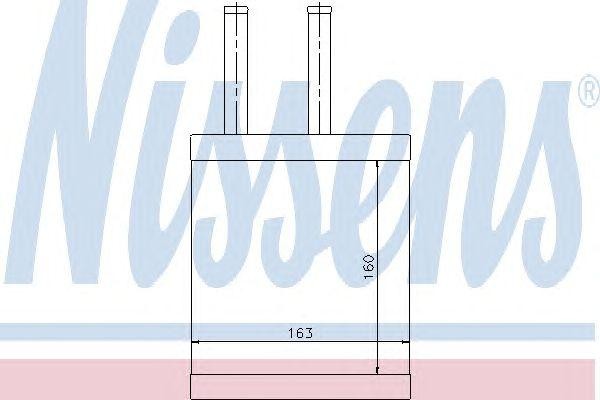 Теплообменник, отопление салона 77505 NISSENS