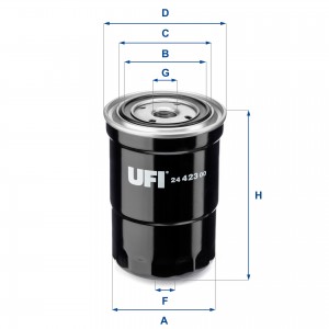 Топливный фильтр 24.423.00 UFI