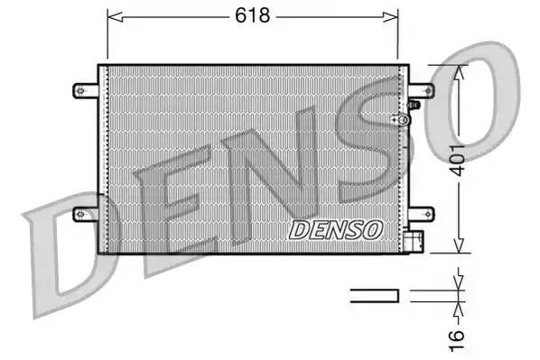Конденсатор, кондиционер DCN02006 DENSO