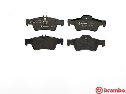 Комплект тормозных колодок, диско P50052 BREMBO
