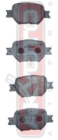 Колодки тормозные дисковые AKD-1287 AKYOTO
