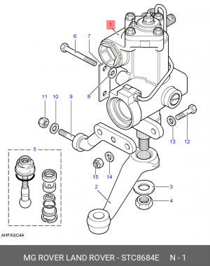 Рулевой механизм STC8684E LAND ROVER