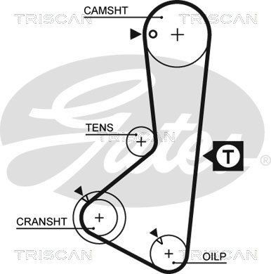 Пружина ходовой части 87501437 TRISCAN
