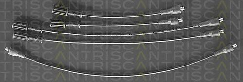 Ккомплект проводов зажигания 88607287 TRISCAN