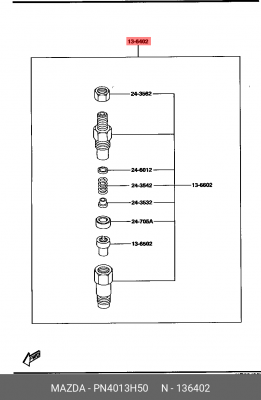 Распылитель PN4013H50 MAZDA
