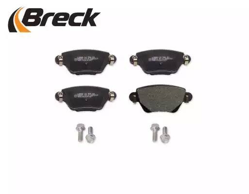 Комплект тормозных колодок, диско 235570070410 BRECK