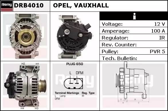 Генератор DRB4010 DELCO REMY