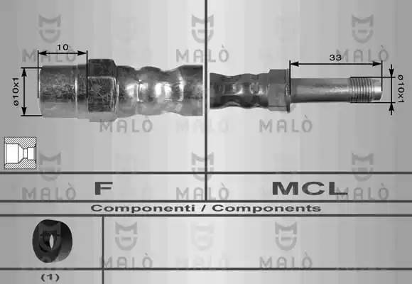 Тормозной шланг 8644 MALO