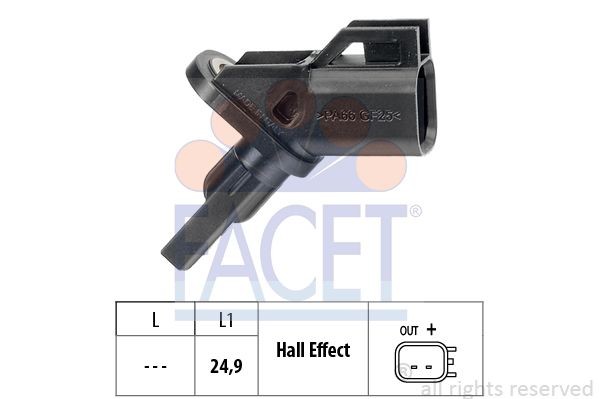 Бегунок распределителя зажигани 37991 FACET