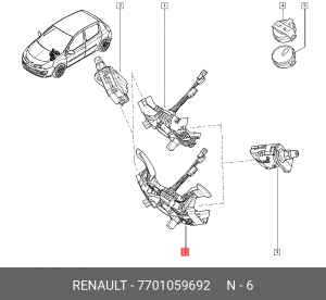 Деталь 7701059692 RENAULT