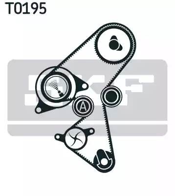 Комплект ремня ГРМ VKMA03140 SKF