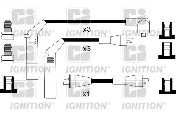 Ккомплект проводов зажигания XC1026 QUINTON HAZELL