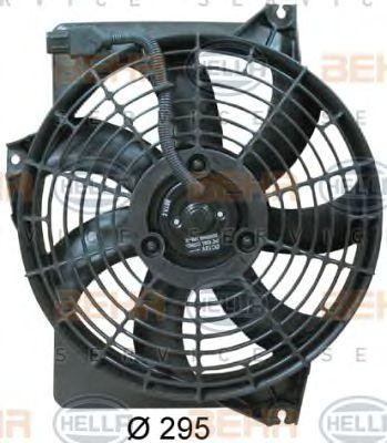 Вентилятор, конденсатор кондиционера 8EW 351 034-581 HELLA