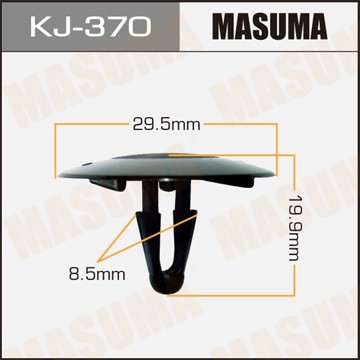 Клипса крепежная KJ370 MASUMA