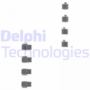 Комплектующие, колодки дискового тормоза LX0163 DELPHI