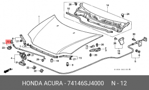 Деталь 74146SJ4000 HONDA