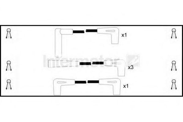 Ккомплект проводов зажигания 73910 STANDARD