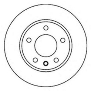 Тормозной диск 562041B BENDIX JURID