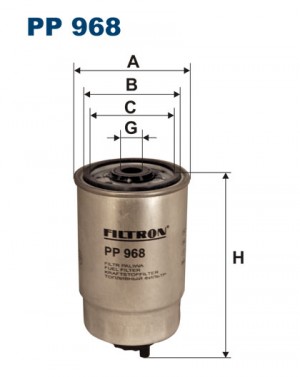 Фильтр топливный PP968 FILTRON