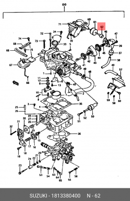 Масляный фильтр 18133-80400 SUZUKI