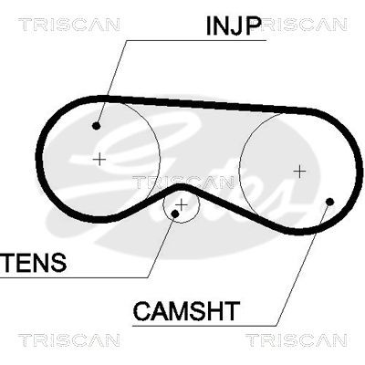 Комплект ремня ГРМ 864729046 TRISCAN