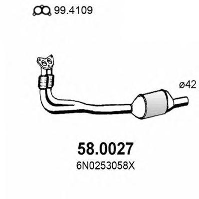 Катализатор 580027 ASSO