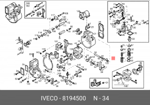 Ремкомплект 8194500 IVECO