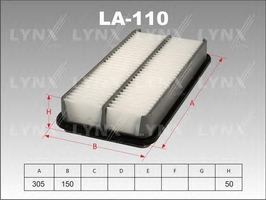 Фильтр воздушный LA-110 LYNXAUTO