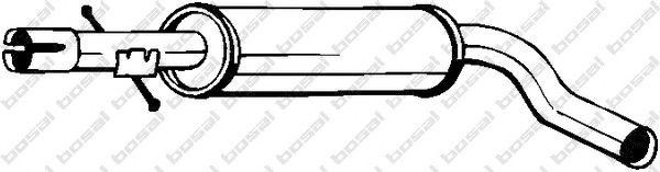 Средний глушитель выхлопных газов 220-663 BOSAL